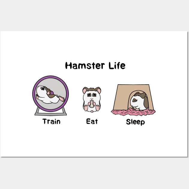 Hamster Life Wall Art by Firestorm Fox